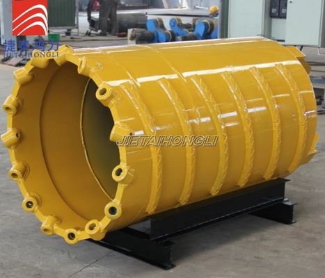 Thùng lõi tùy chỉnh với mũi khoan đá Đường kính bên ngoài 600-2500 mm Răng 4-15