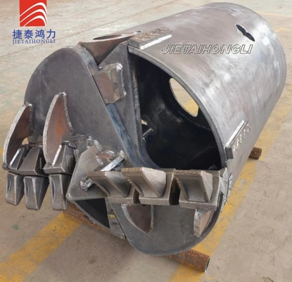 Xô khoan đất OD1200mm Q345B với răng phẳng