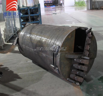 Rock Flat Răng Máy khoan đất Xô tùy chỉnh Od 1000mm Chiều dài 1200mm
