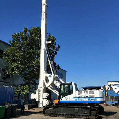 Soilmec SR40 Giàn khoan đã qua sử dụng CAT Cơ sở và động cơ Độ sâu khoan tối đa 50M Điam kế 1500mm