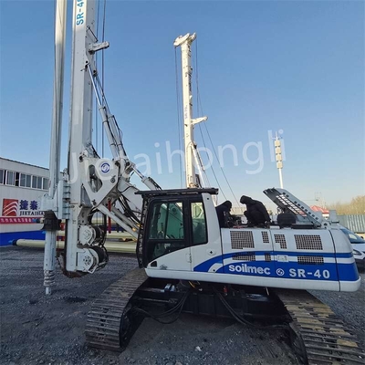 Được sử dụng giàn khoan cọc kiểu bánh xích khoan ống đất