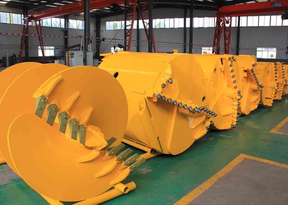 Máy khoan đá đóng cọc đất phẳng Máy khoan Auger hình nón Máy khoan phẳng 600-2500mm
