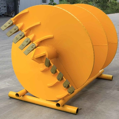 Trình điều khiển cọc mới Lớp đất Máy khoan đá với răng đất để đóng cọc