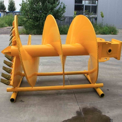 Trình điều khiển cọc mới Lớp đất Máy khoan đá với răng đất để đóng cọc