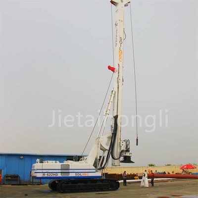 30m 40m 50m 60m 70m 80m 90m Độ sâu đã sử dụng Máy khoan quay tay Giàn khoan thứ hai Máy đóng cọc thủy lực