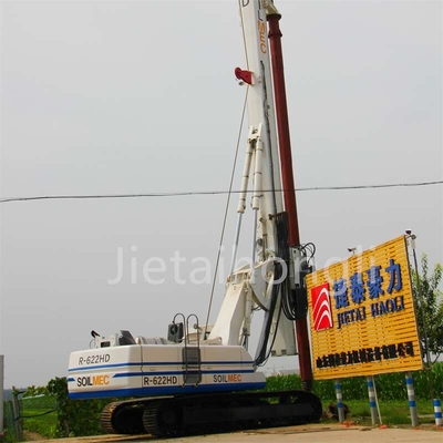 30m 40m 50m 60m 70m 80m 90m Độ sâu đã sử dụng Máy khoan quay tay Giàn khoan thứ hai Máy đóng cọc thủy lực