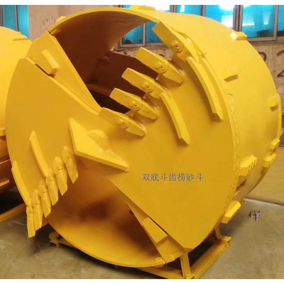 Xô khoan đá có răng phẳng, xô đất đóng cọc khoan nhồi