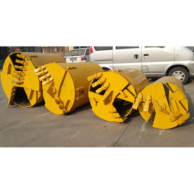 Xô khoan đá có răng phẳng, xô đất đóng cọc khoan nhồi