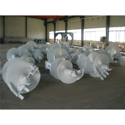 Móng cọc xây dựng Máy khoan đất cát bền với răng phẳng