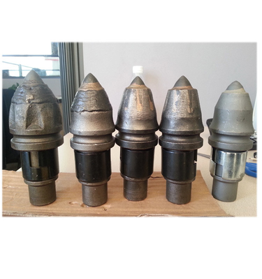 Bullet Tungsten Carbide Khoan răng Betek B47K -22 Móng khoan cọc cho Bauer Soilmec Rigs