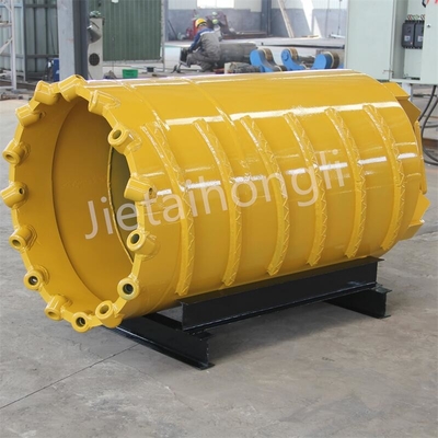 Thùng thùng có lõi đá OD800mm với răng đạn cho nền đất cứng