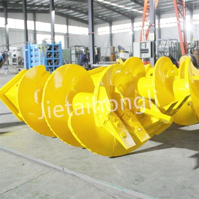 Thùng khoan đá hình nón bằng đất phẳng được bọc bằng màng nhôm
