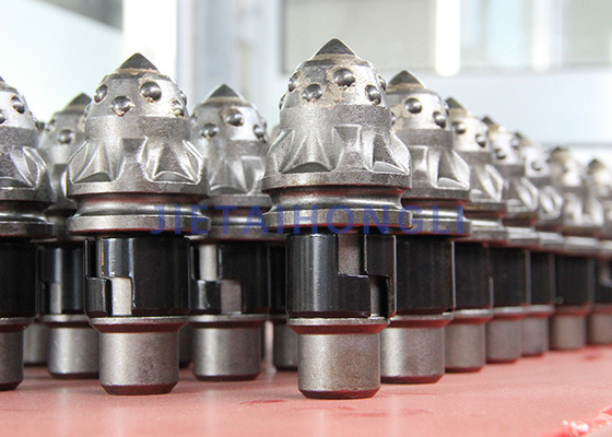 Rock 55hrc Bullet Tooth Auger Bucket Carbide Foundation Khoan